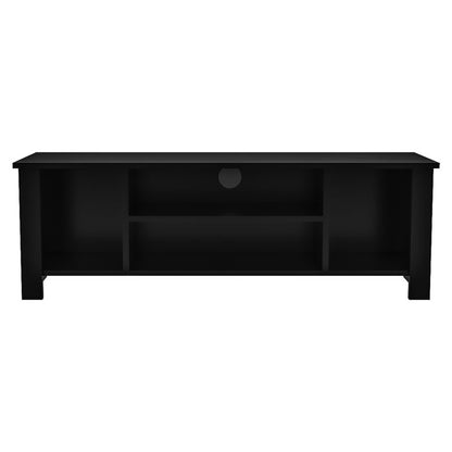 Tv stand Tserium pakoworld melamine black 120x30x45cm