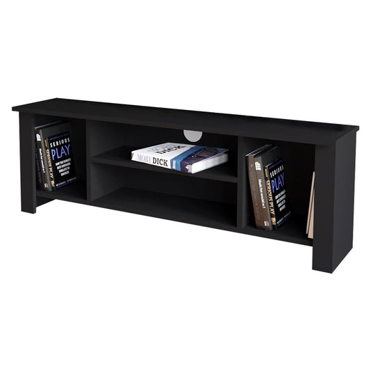 Tv stand Tserium pakoworld melamine black 120x30x45cm