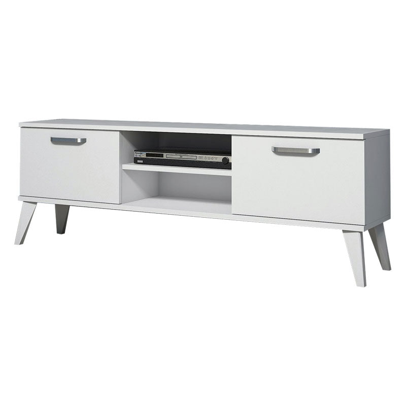 Tv unit Meliray pakoworld melamine white 150x30x50,6cm