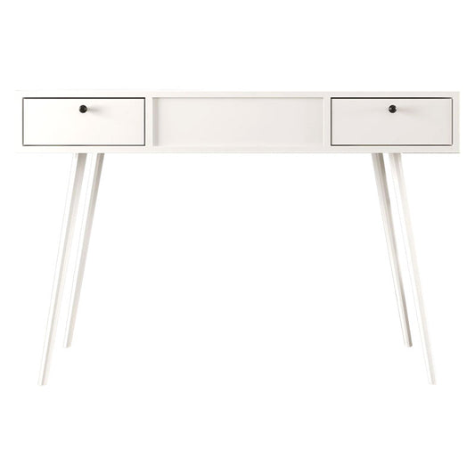 Dressing-Console table Harlo pakoworld melamine white 120x40x80cm