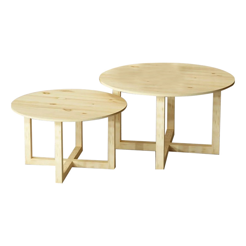 Coffee table Darko pakoworld set 2 pieces natural