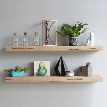 Wall shelf Tipina pakoworld pine wood in natural shade 50x8.5x4cm