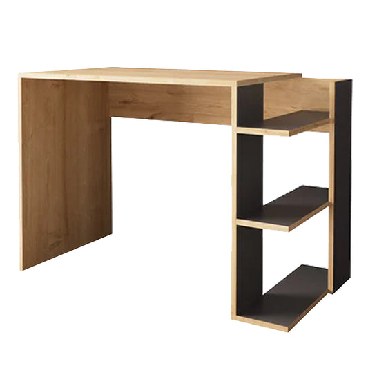 Toska work desk in oak-anthracite shade 114x56x76cm