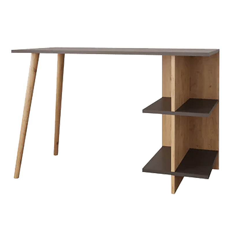 Volet pakoworld work desk in oak-anthracite shade 114x56x76cm