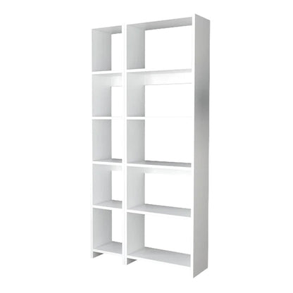 Alkathi pakoworld bookcase in white shade 77x22x160cm