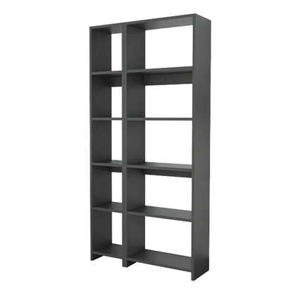 Alkathi pakoworld bookcase in anthracite shade 77x22x160cm