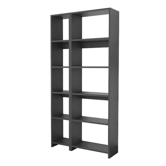 Alkathi pakoworld bookcase in anthracite shade 77x22x160cm