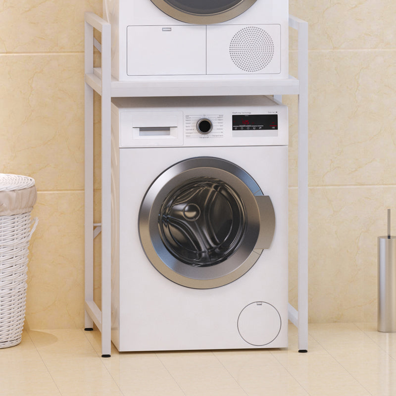 Washer-dryer support shelf Delavar metal white 72x60x116cm