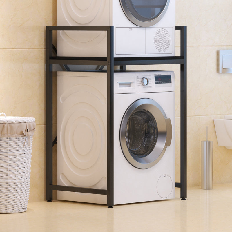 Washer-dryer support shelf Delavar metal black 72x60x116cm