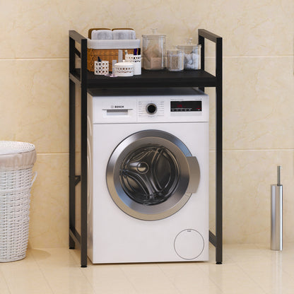 Washer-dryer support shelf Delavar metal black 72x60x116cm