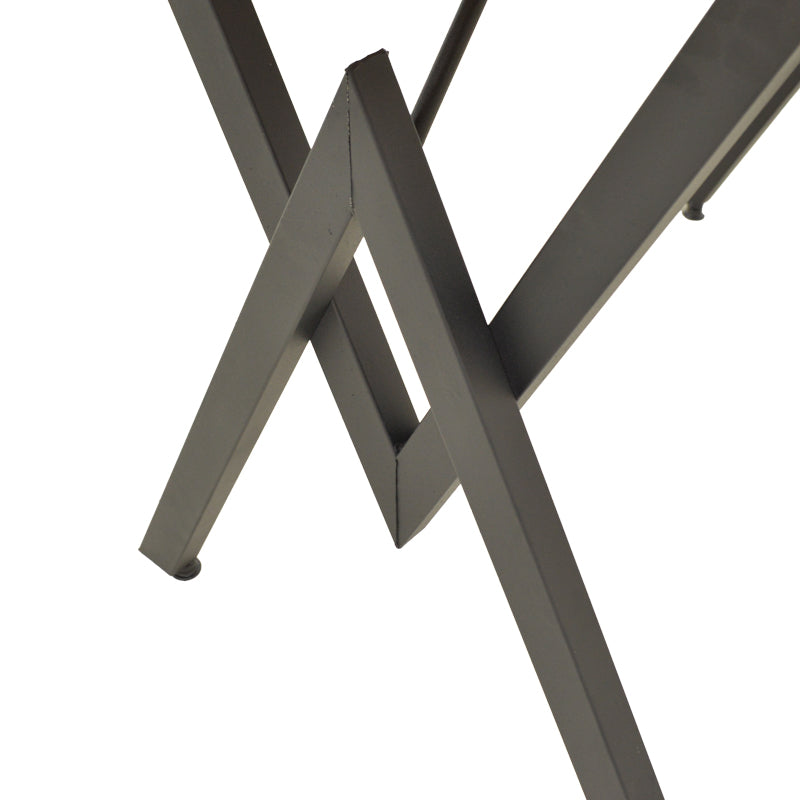 Vertex table oak with black metal legs 110x70x72cm