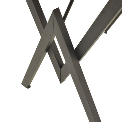 Vertex table oak with black metal legs 110x70x72cm