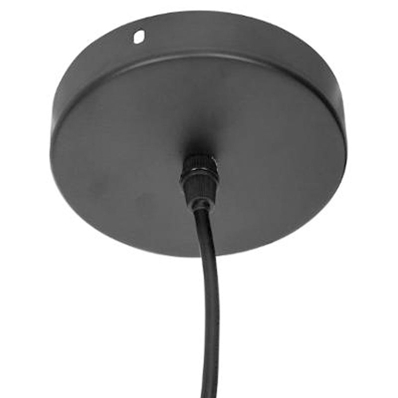 Ceiling light Flave pakoworld Ε27 in black color D19x132cm