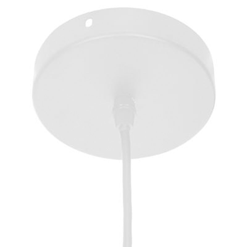 Ceiling light Desy pakoworld Ε14 in white-natural color D15x99cm