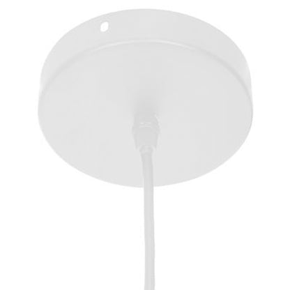 Ceiling light Desy pakoworld Ε14 in white-natural color D15x99cm