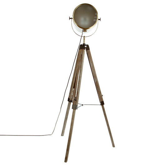 Adjustable floor lamp Mads pakoworld E27 bronze-brown 62.5x57x150cm