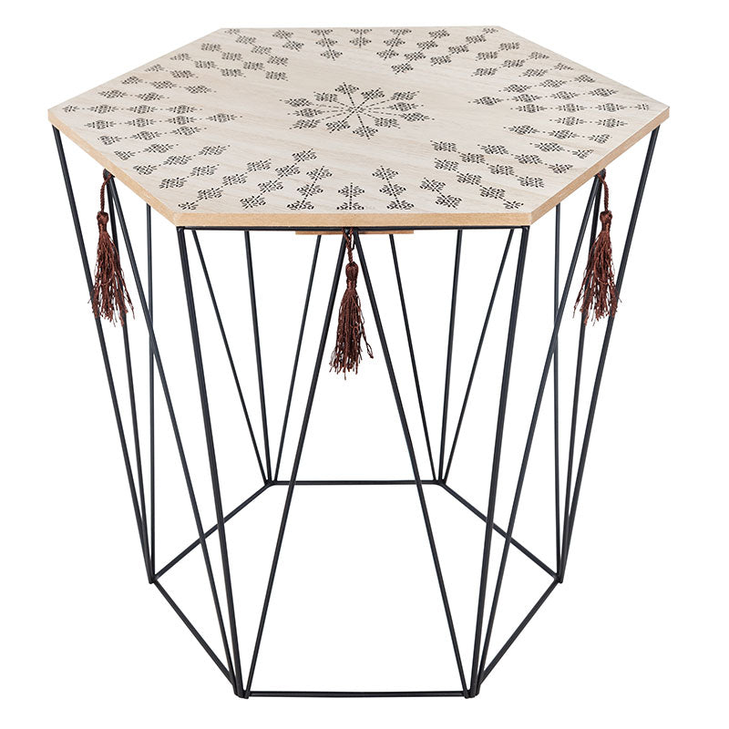 Kumi pakoworld mosaic-black coffee table 39.5x38x44cm