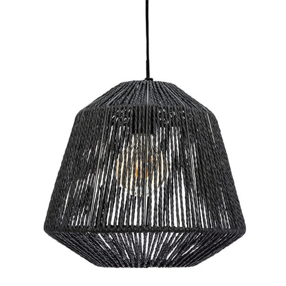 Ceiling light Jily pakoworld Ε27 black D29x26.8cm