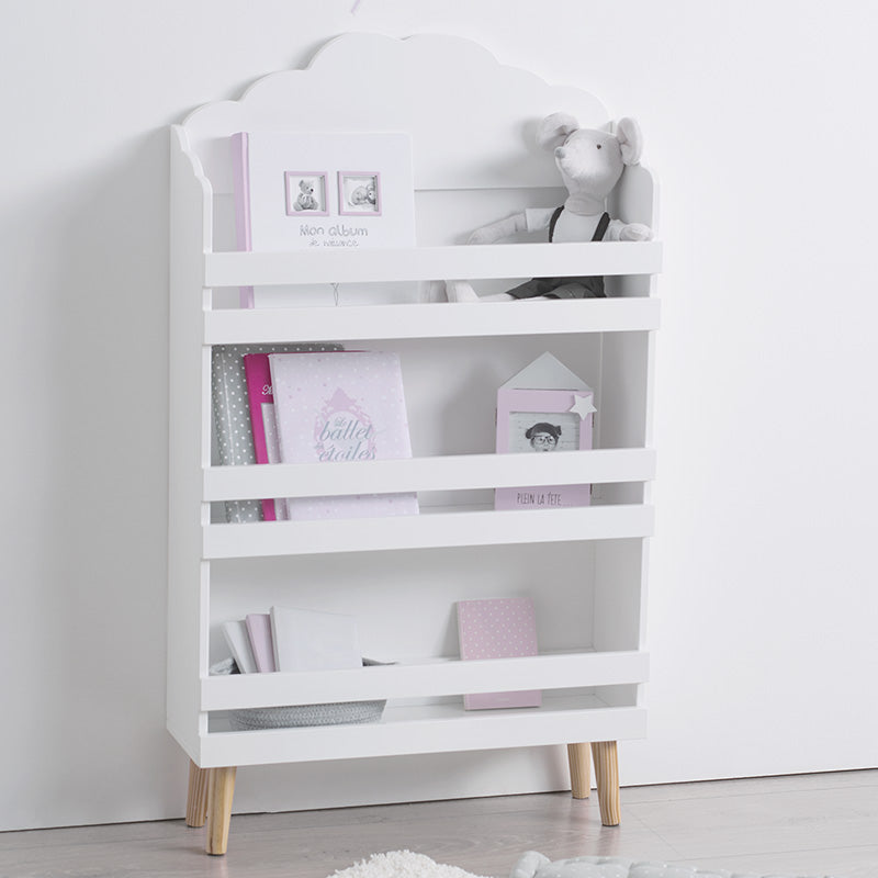 Children's bookcase Cloud pakoworld white 58x18x100 cm