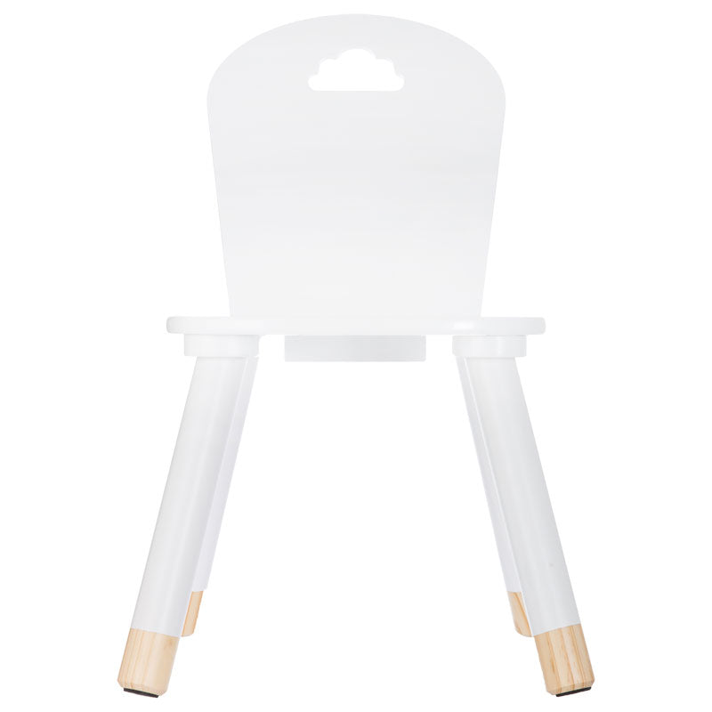 Children's chair Playful pakoworld white 32x31.5x50cm