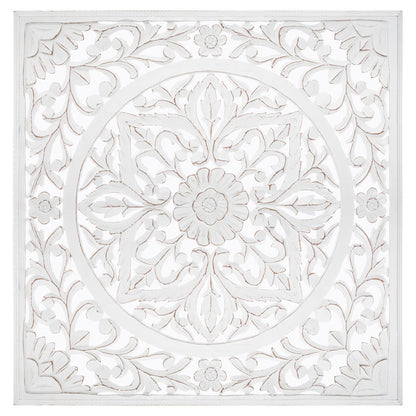 Wall decoration Fanny pakoworld MDF white 90.5x90.5cm