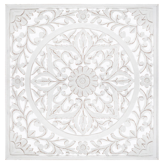 Wall decoration Fanny pakoworld MDF white 90.5x90.5cm