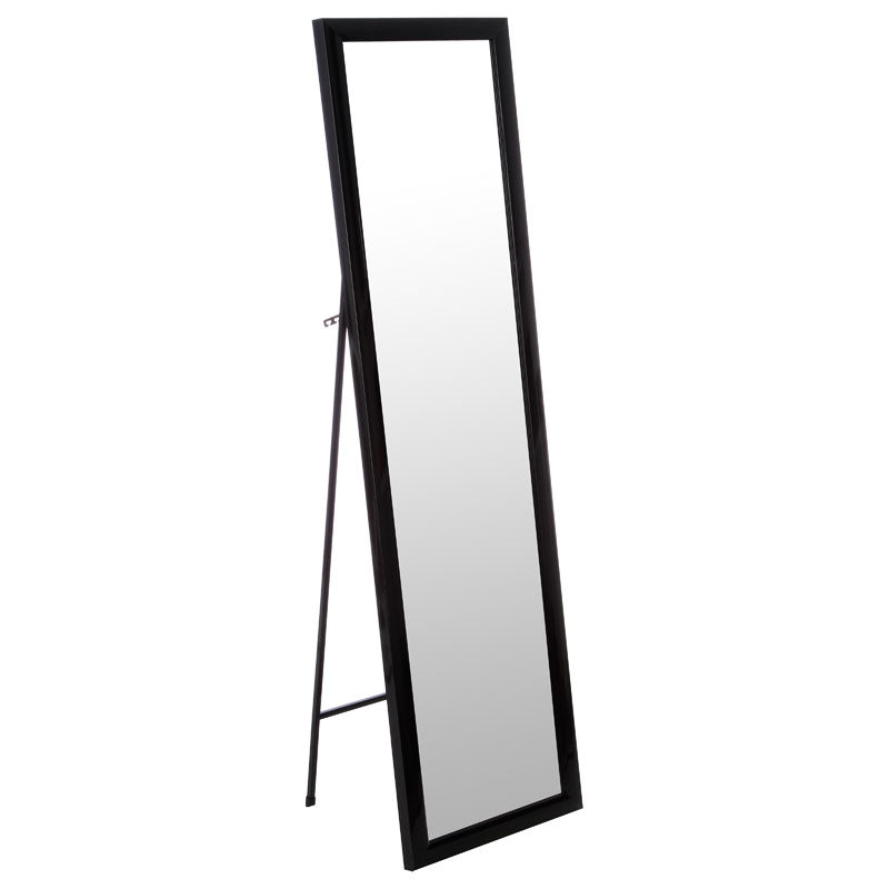 Floor mirror PWD-0112 pakoworld polyresin-glass black 39x35.5x125cm