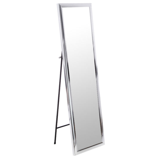 Floor mirror PWD-0112 pakoworld polyresin-glass silver 39x33.5x125cm