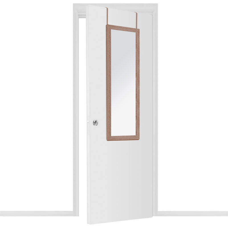 Door mirror PWD-0113 pakoworld MDF-aluminum natural 35x2x109cm