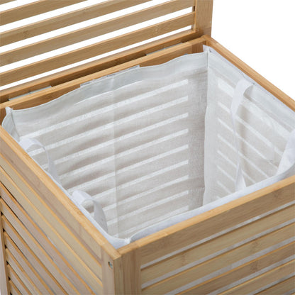 Laundry basket Africa pakoworld natural 40x38x58cm