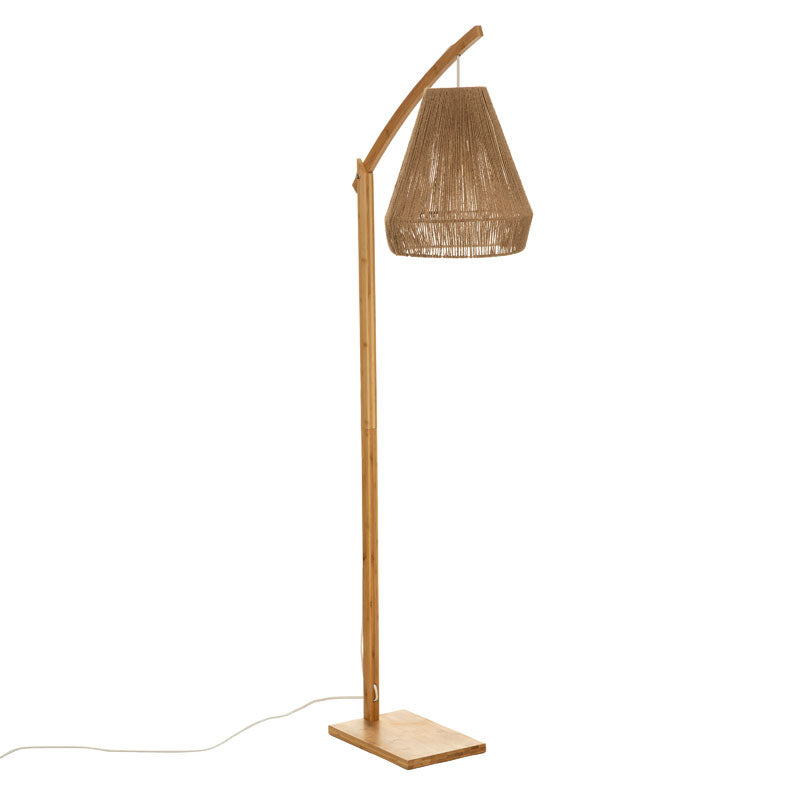 Floor lamp Sean pakoworld E27 60W bamboo beige 52x30x158cm