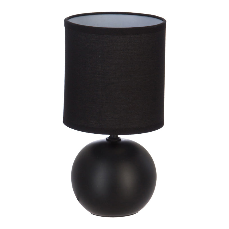 Table lamp PWL-1210 E14 60W ceramic black D13x25cm
