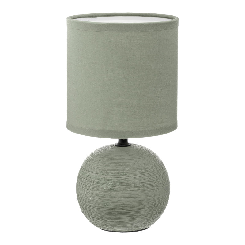 Table lamp PWL-1210 E14 60W ceramic khaki D13x25cm
