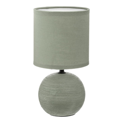 Table lamp PWL-1210 E14 60W ceramic khaki D13x25cm