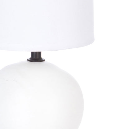 Table lamp PWL-1210 pakoworld E14 60W ceramic matte white D13x25cm