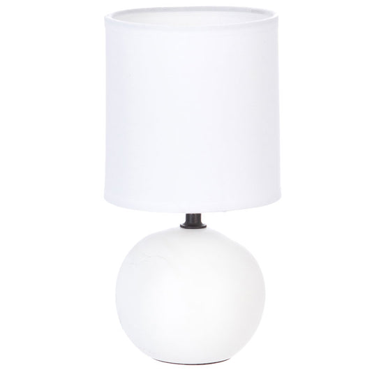 Table lamp PWL-1210 pakoworld E14 60W ceramic matte white D13x25cm