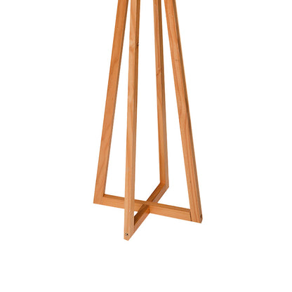 Floor lamp Flordel pakoworld E27 natural color wood D38.5x116cm