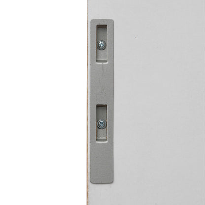 Door mirror PWD-0111 polyresin-silver 34x1.7x94cm