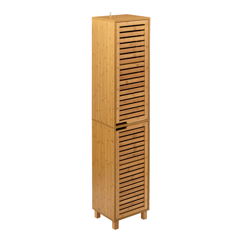 Wall cabinet-column Sicela pakoworld in natural color 33x28x168cm