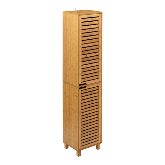 Wall cabinet-column Sicela pakoworld in natural color 33x28x168cm
