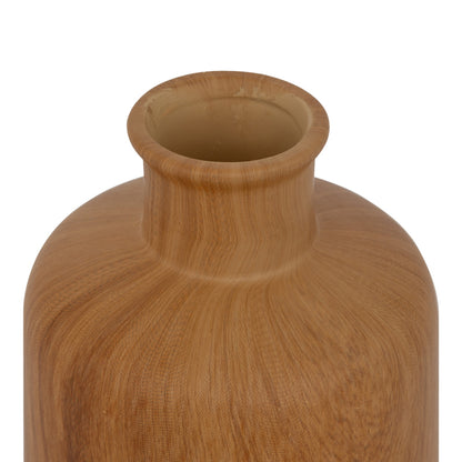 Vase Desel pakoworld ceramic in natural color D11x18cm