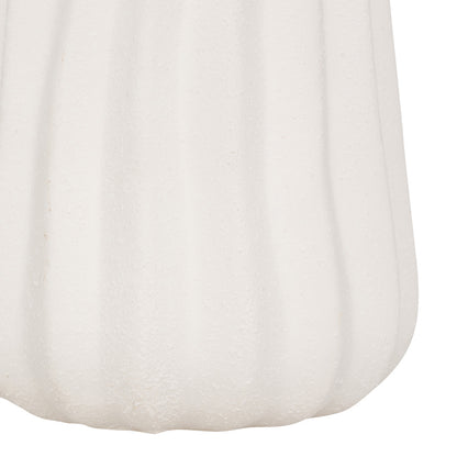 Vase Vazy pakoworld ceramic in white color D13x30cm