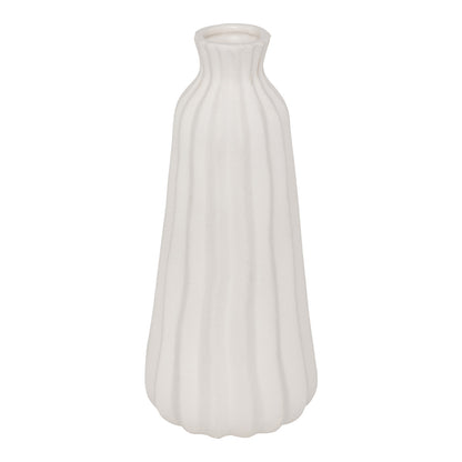 Vase Vazy pakoworld ceramic in white color D13x30cm