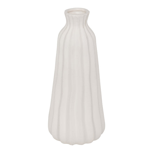 Vase Vazy pakoworld ceramic in white color D13x30cm