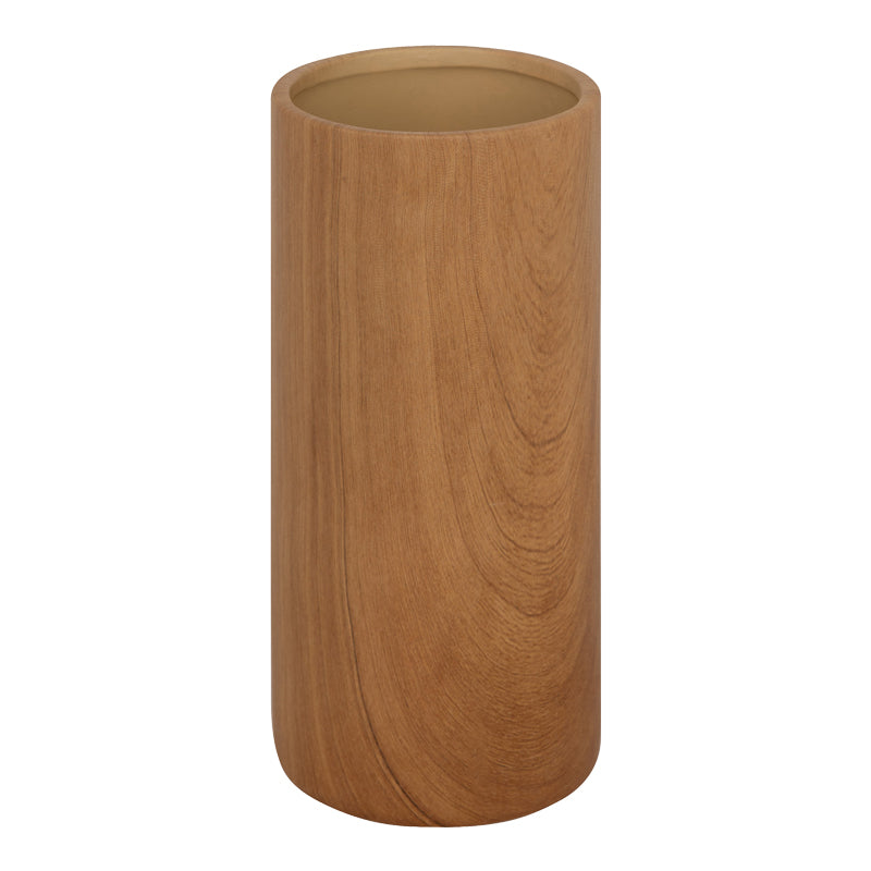 Vase Joefer pakoworld ceramic in natural color D9.5x20cm