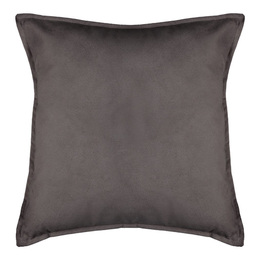 Deco cushion Derfon pakoworld in dark grey color 55x55cm