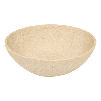 Decorative bowl Serio polyresin beige D24.5x7.5cm