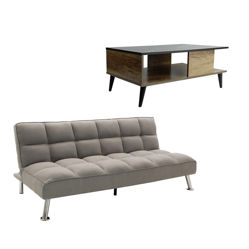 Student living room furniture package Smooth pakoworld set of 2 pcs