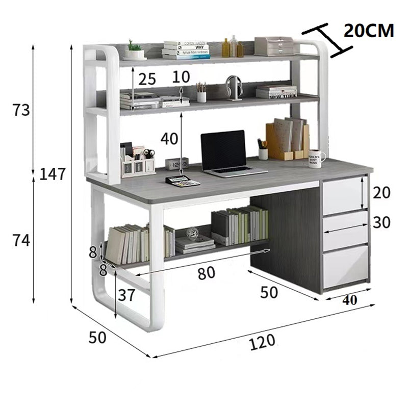 Student office furniture package Master pakoworld set of 2 pcs