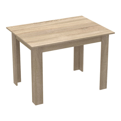 Dining table set of 5 pieces Manka-Parker madf in black-sonoma color 110x80x77cm